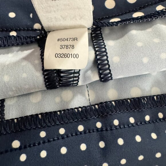 Spanx Sunshine Shorts Womens Medium Blue Polka Dot Stretch Pull On‎ SS-1934 - Picture 7 of 7